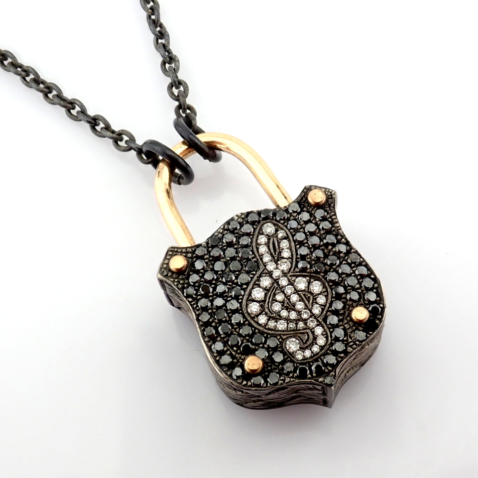 Natural Diamond 14K Yellow Gold Necklace