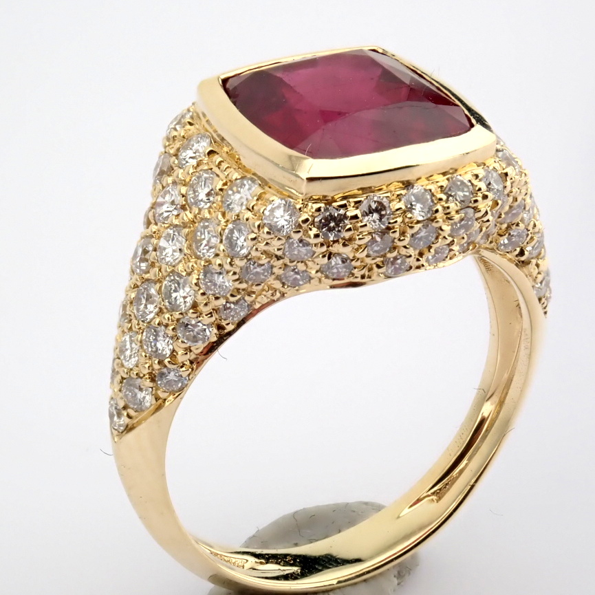 Natural Diamond 14K Yellow Gold Ring