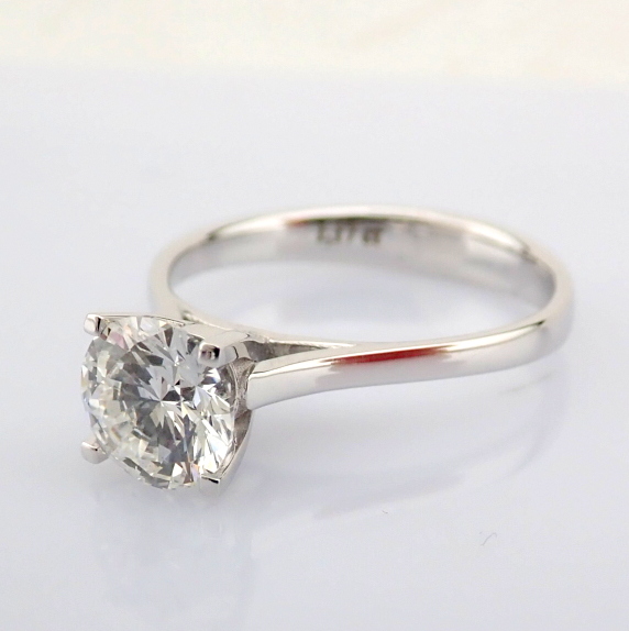 Round Cut Lab-Grown Diamond Ring - 1.17 Total Carat (IGI Certified)
