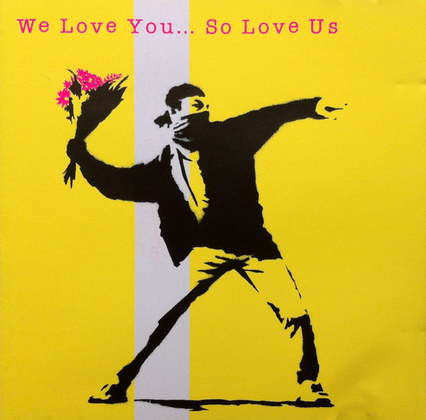 Banksy Love Is In The Air CD - Limited Edition Unsigned Naturally CM Free Post In UK