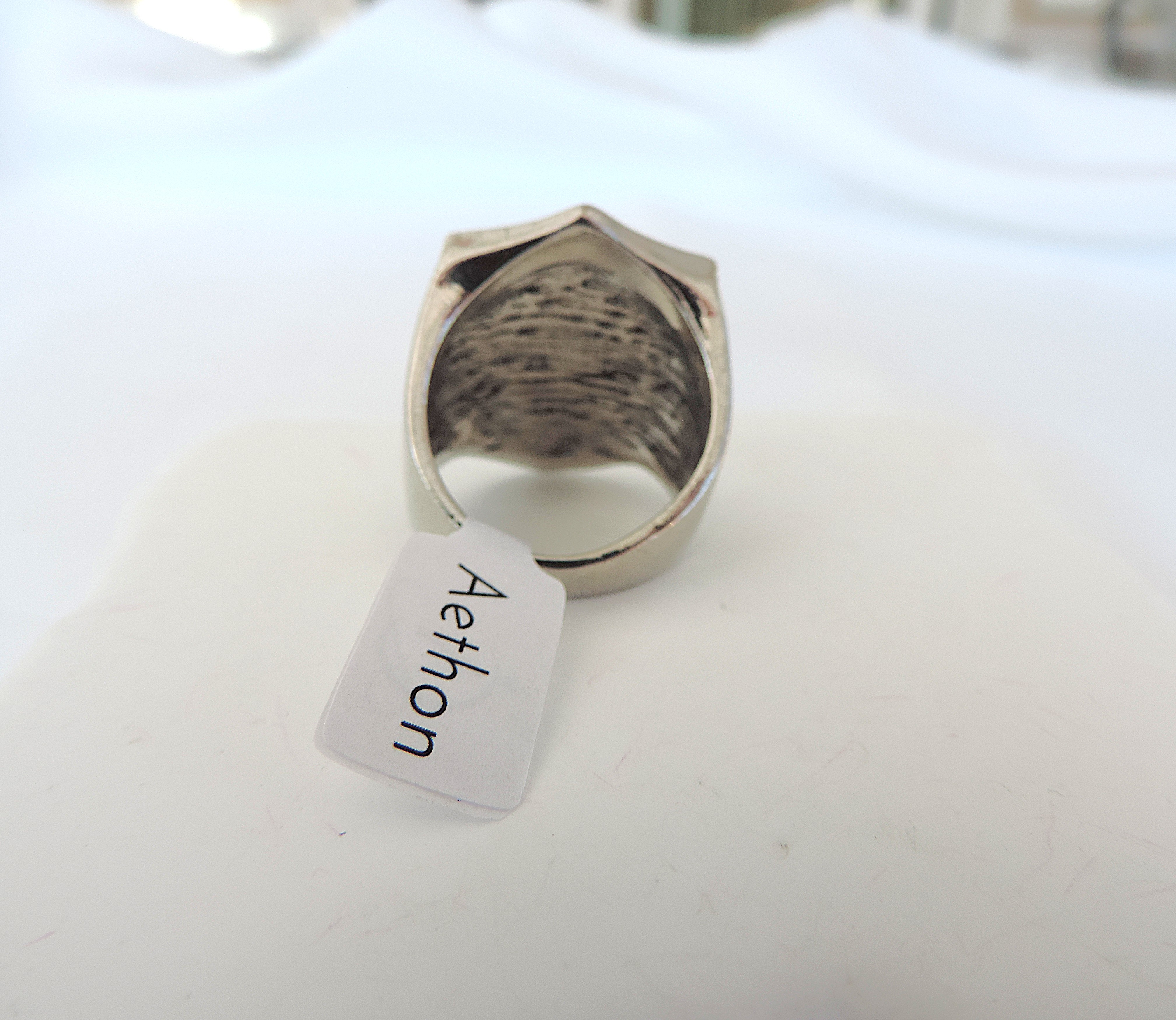 Aethon Vintage Style Knight with Sword Ring 'New'