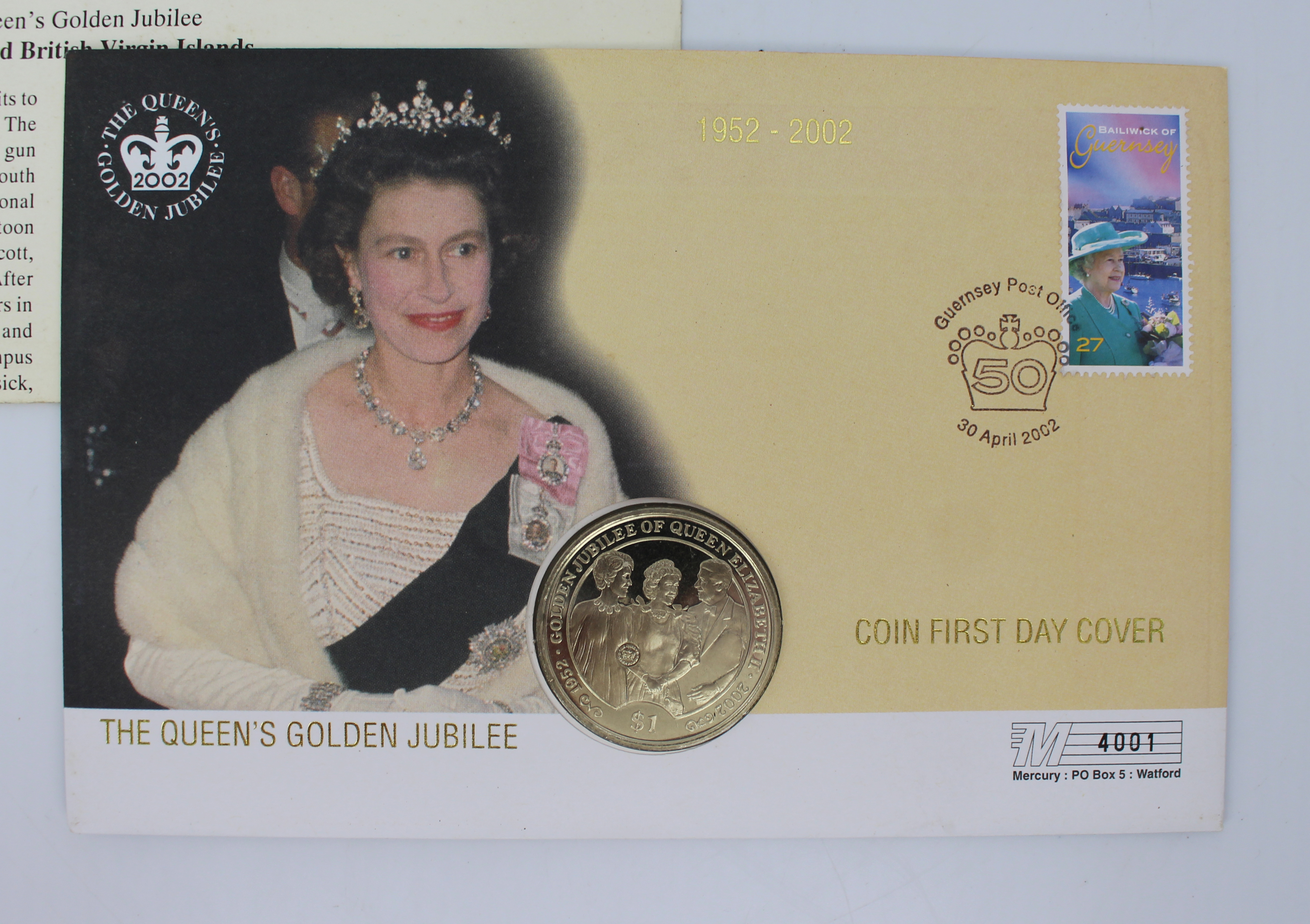Set of 3 The Queen's Golden Jubilee Coins
