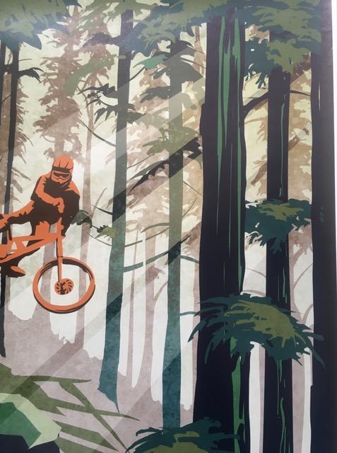 Filsouf. S (b1994) ‘My Therapy’ Mountain Bike, X Trail, Lithograph. 2024.