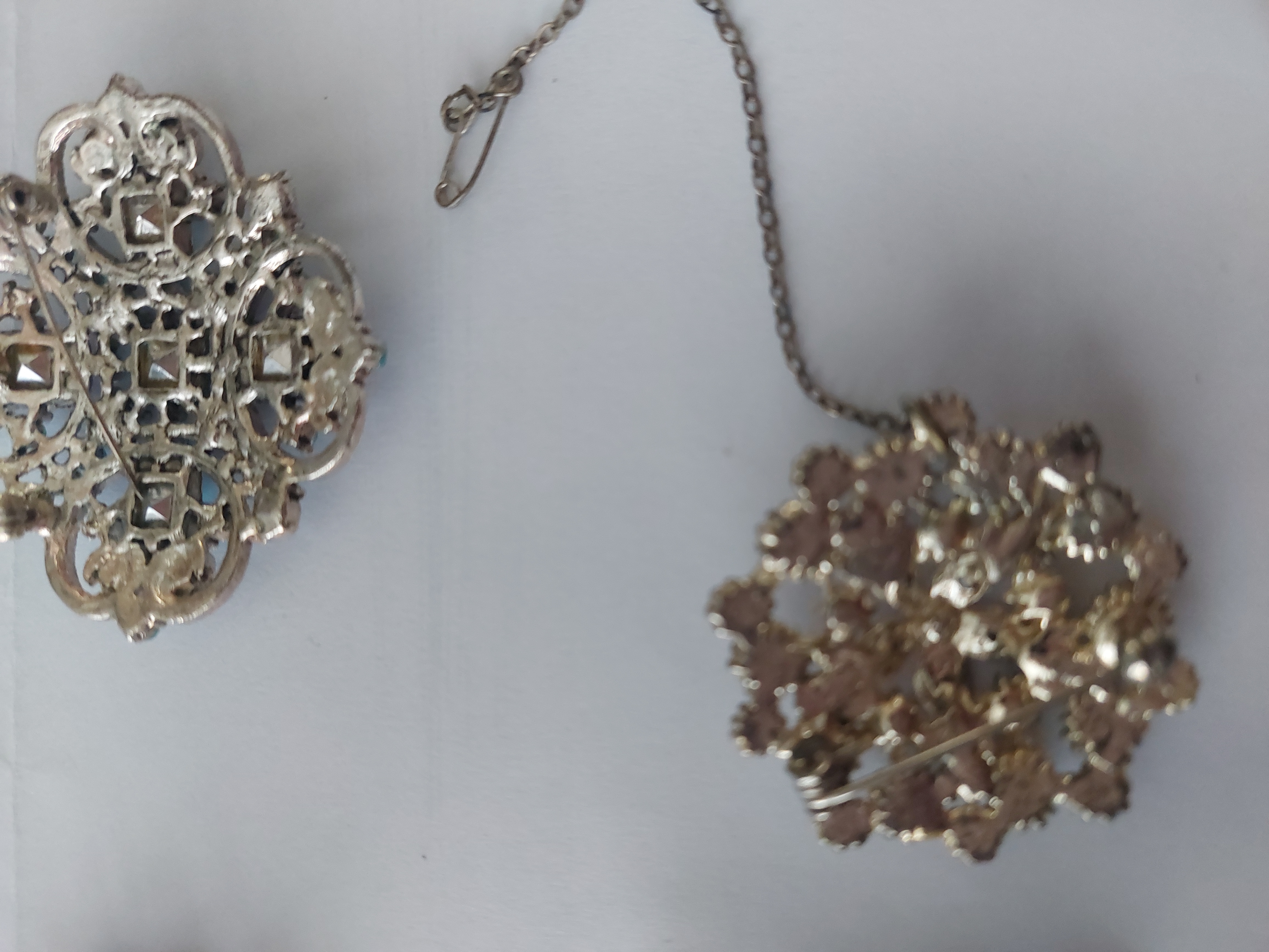 Vintage Brooches and Necklet