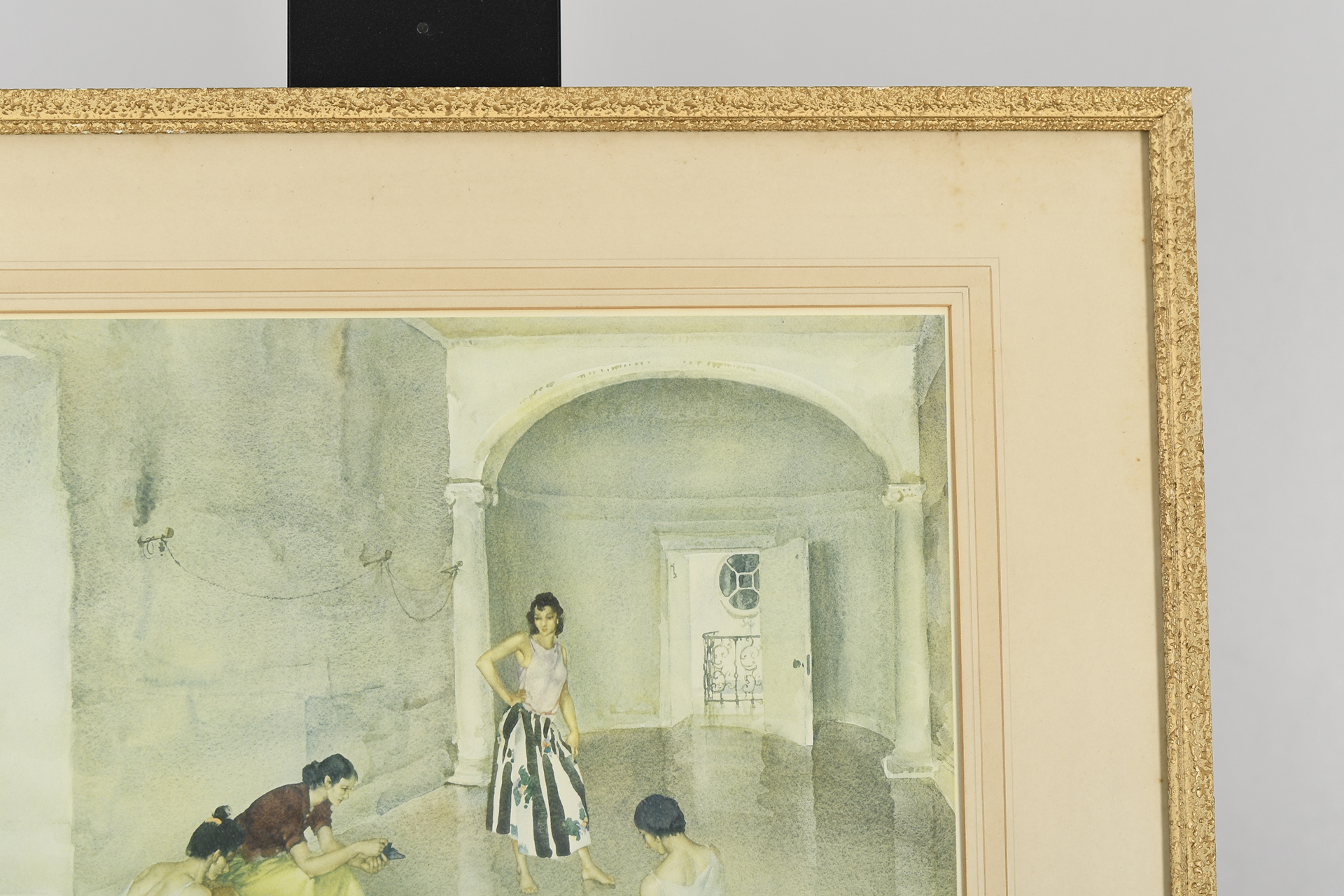 Signed Limited Edition by Sir William Russell Flint. Titled "Los Cientos"