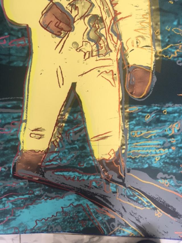 Andy Warhol (1928-87) Moonwalk F S 404 Yellow, Silkscreen In Colours On Lenox Museum Board, 1987