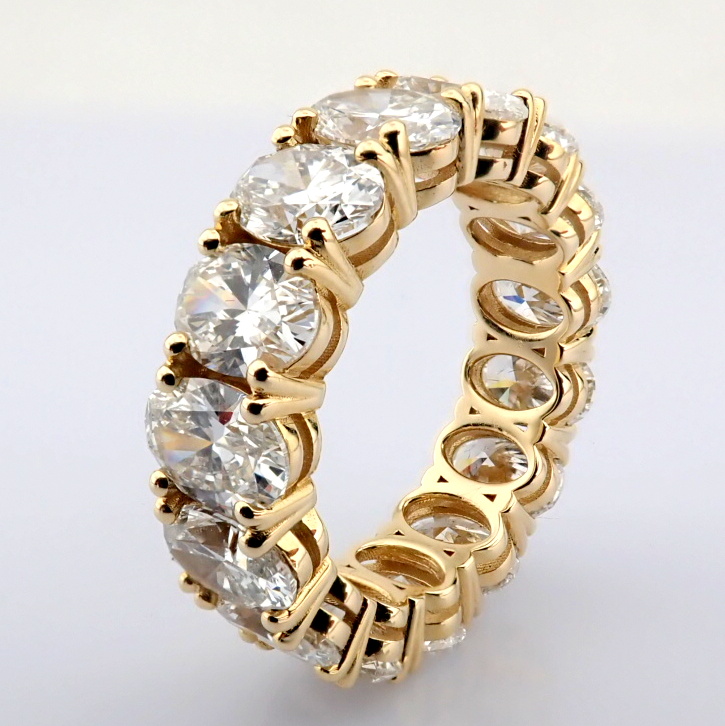 Oval Cut Lab-Grown Diamond Ring - 8 Total Carat (MDI Certified)