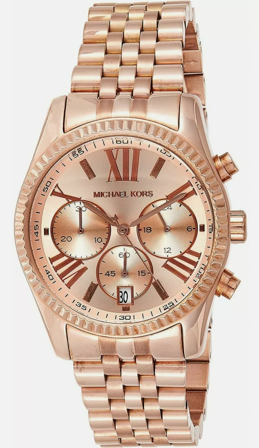 Michael  Kors  MK5569 Ladies Rose Gold Lexington Quartz Watch