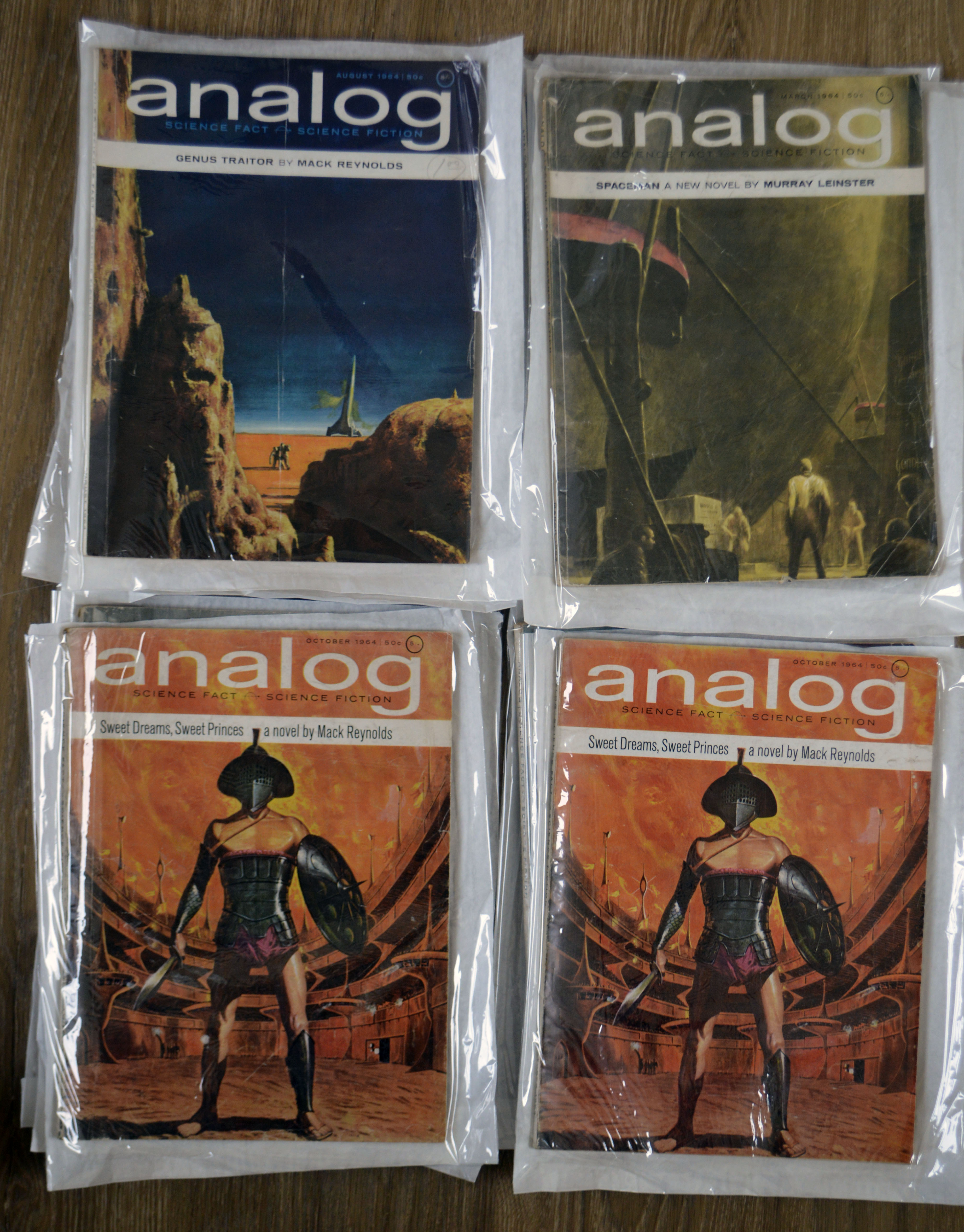 [Books} Analog Science Fact and Fiction 18 Large Format Editions Including Frank Herbert's Dune