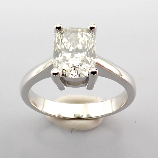 Cushion Cut Lab-Grown Diamond Ring - 1.49 Total Carat (IGI Certified)