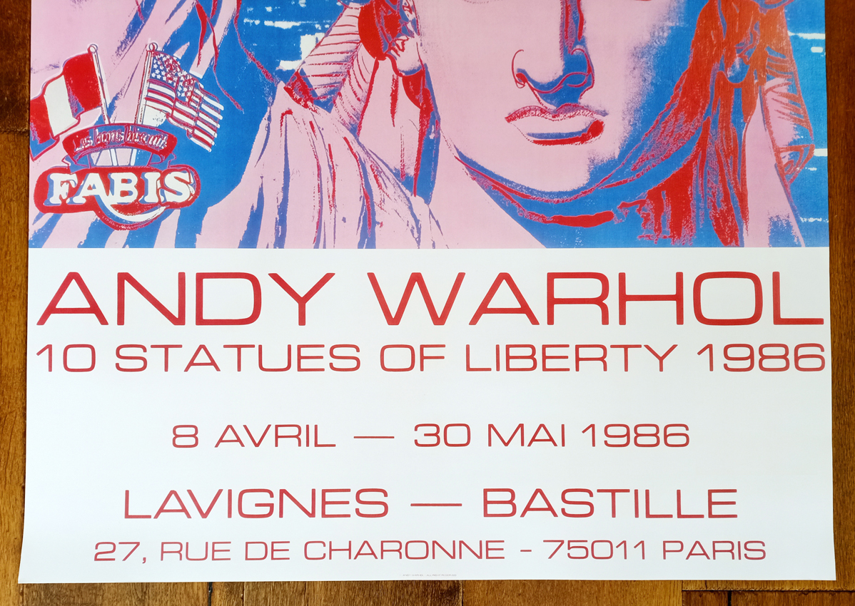 Andy Warhol Poster 10 Statues of Liberty 1986 (#0454)
