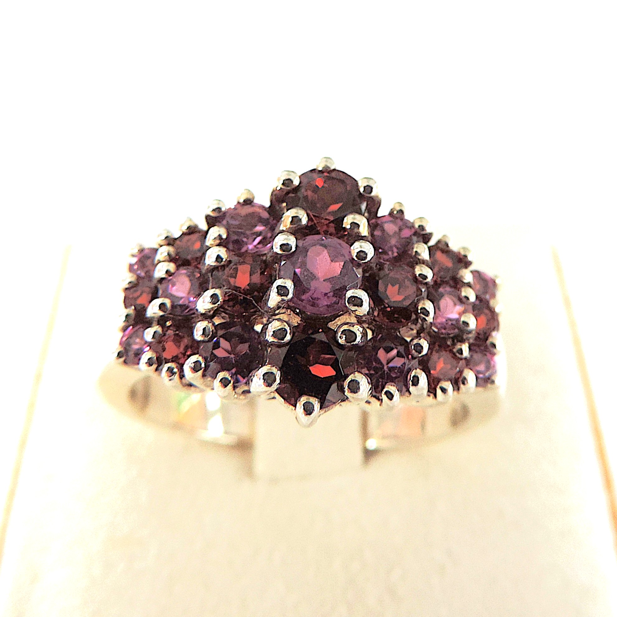 925 Silver Pink & Purple Tourmaline Gemstone Ring 'NEW'