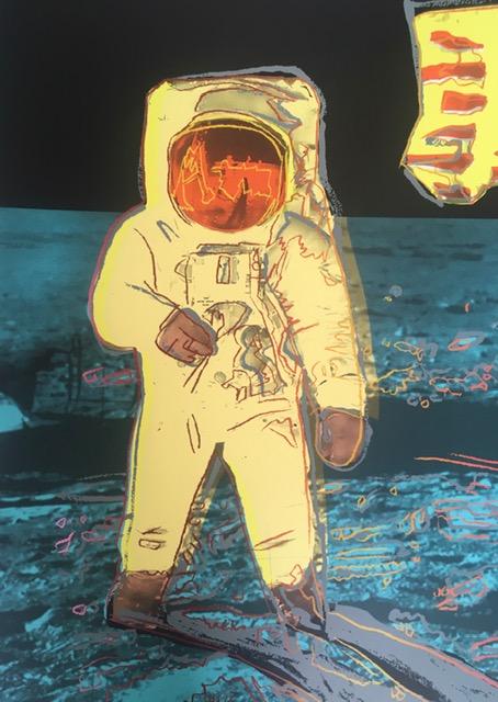 Andy Warhol (1928-87) Moonwalk F S 404 Yellow, Silkscreen In Colours On Lenox Museum Board, 1987