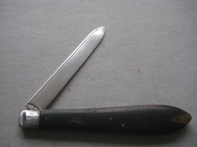 Victorian Silver Bladed Folding Fruit Knife, Sheffield 1896