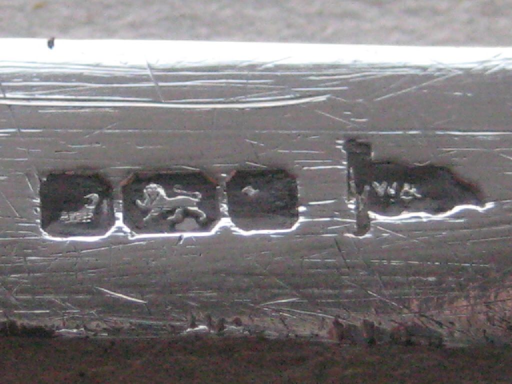 Rare Edwardian Elder Dempster Engraved All Silver Folding Fruit Knife