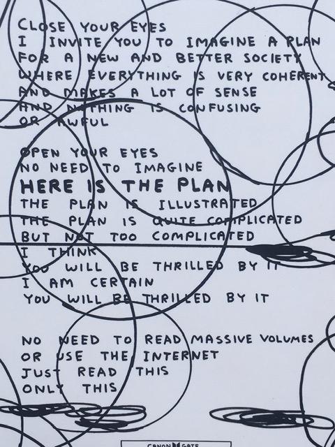 David Shrigley OBE (b1968) ‘Fully Coherent Plan: For A New and Better Society’, Edition, 2019