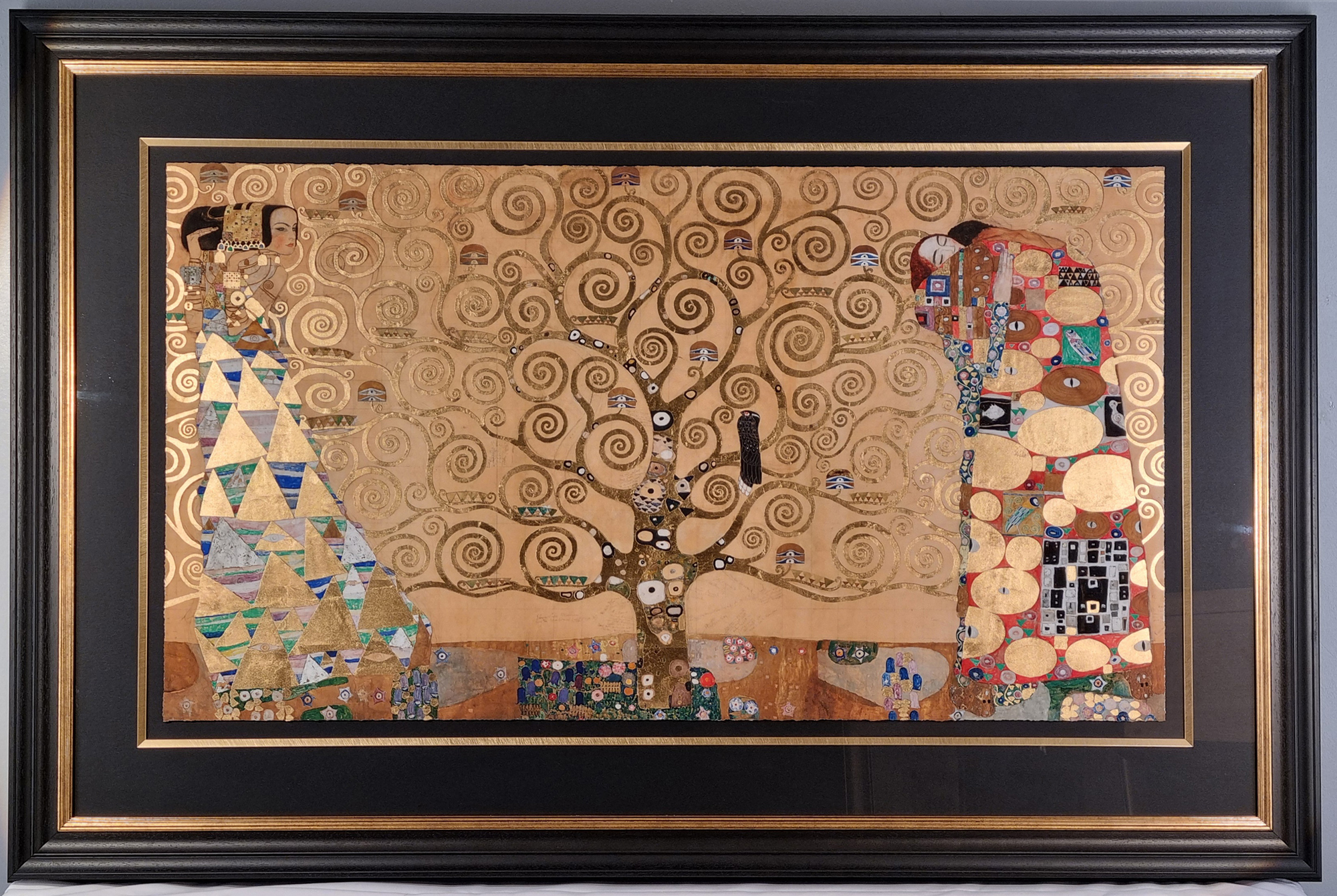 Gustav Klimt 22 Carat Gold Limited Edition "Tree of Life" Certified