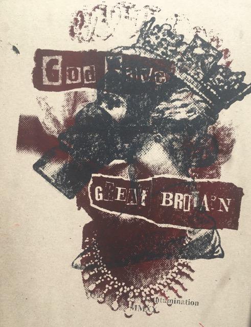 Jamie Reid (1947-2023) James Cauty (b.1956) 'God Save Great Britain', Screenprint, Test Proof, Frame