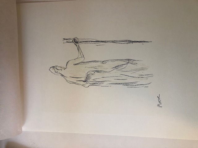Henry Moore 1981 'Beggarman'.