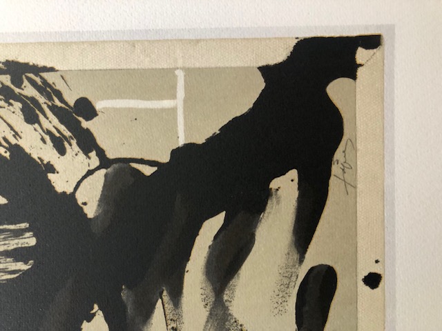 Antoni Tapies (1923-2012) Rare Numbered Lithograph. 1982
