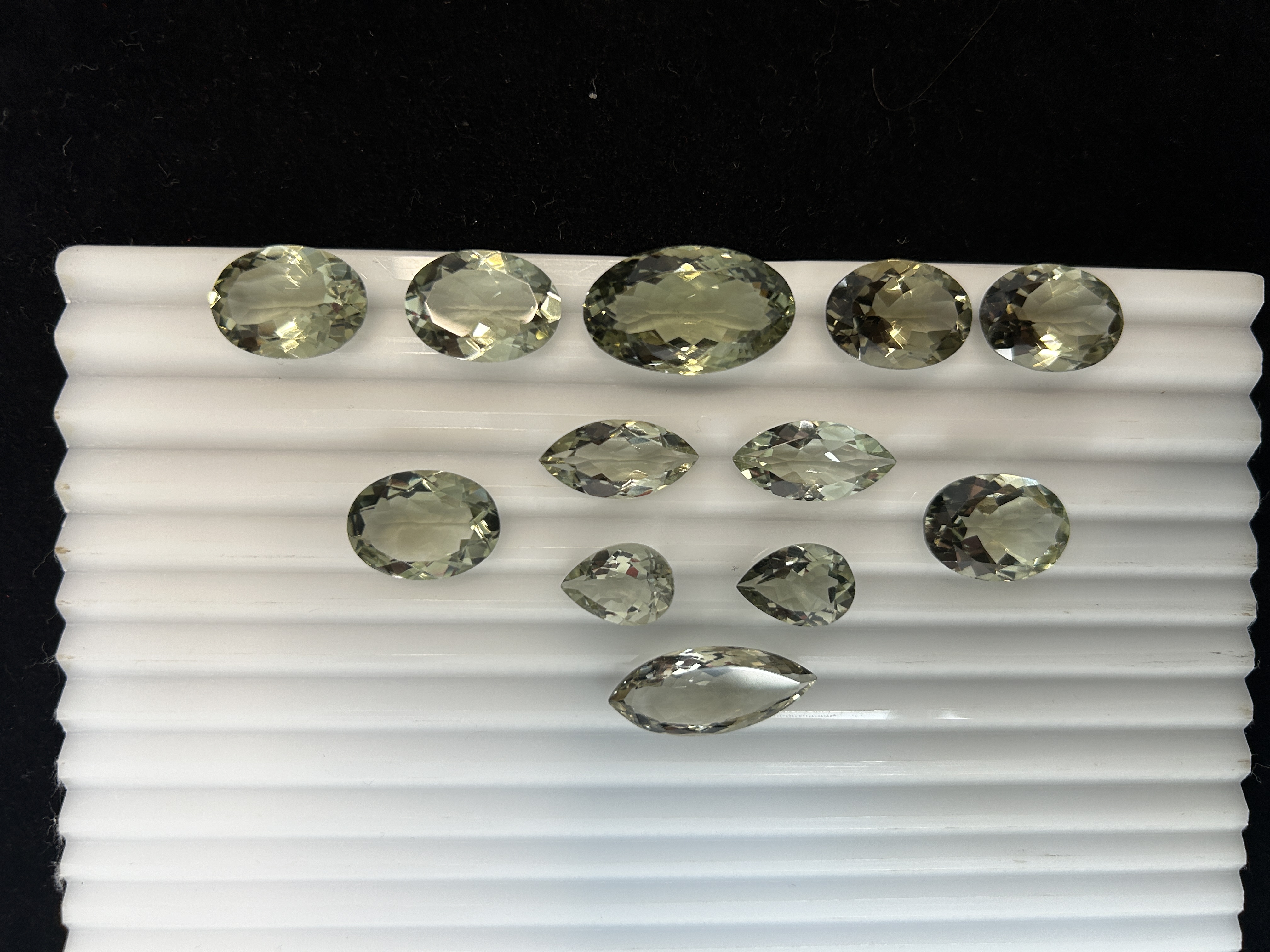 121.15ct Green Natural Amethyst