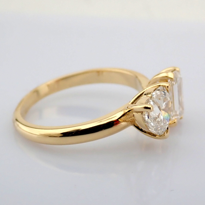 Heart Cut Lab-Grown Diamond Ring - 2.09 Total Carat (IGI Certified)