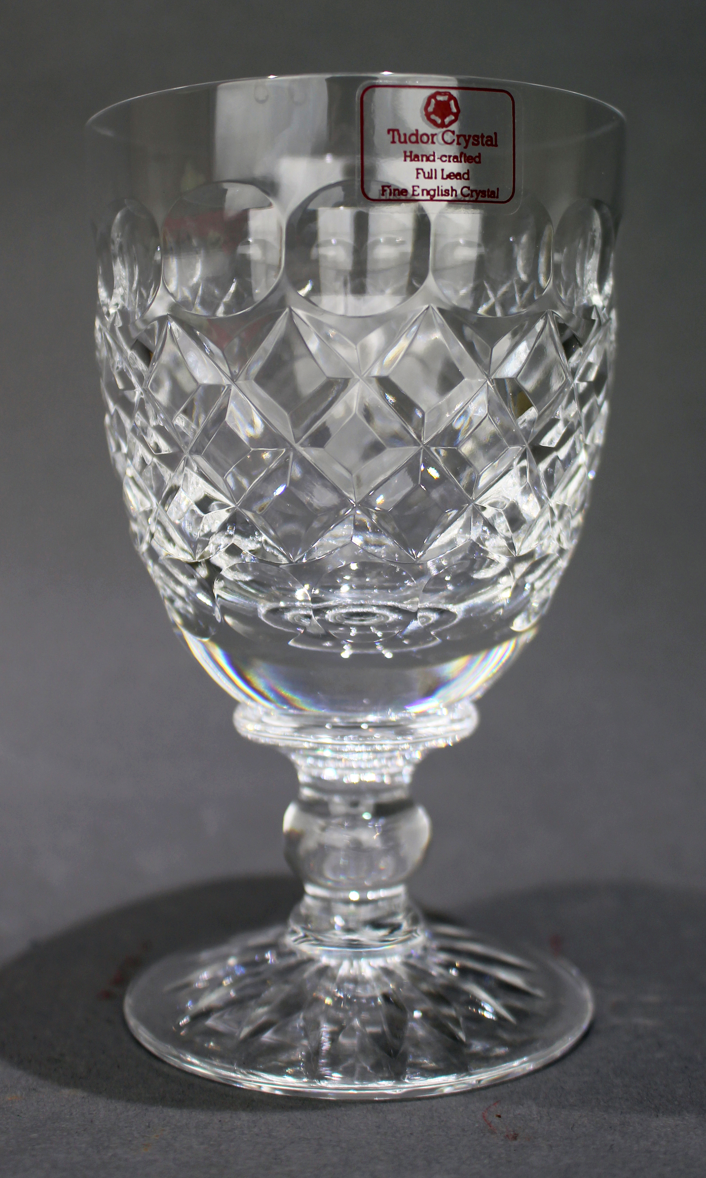 Set of 6 Tudor Crystal "Beaufort" Wine Glasses