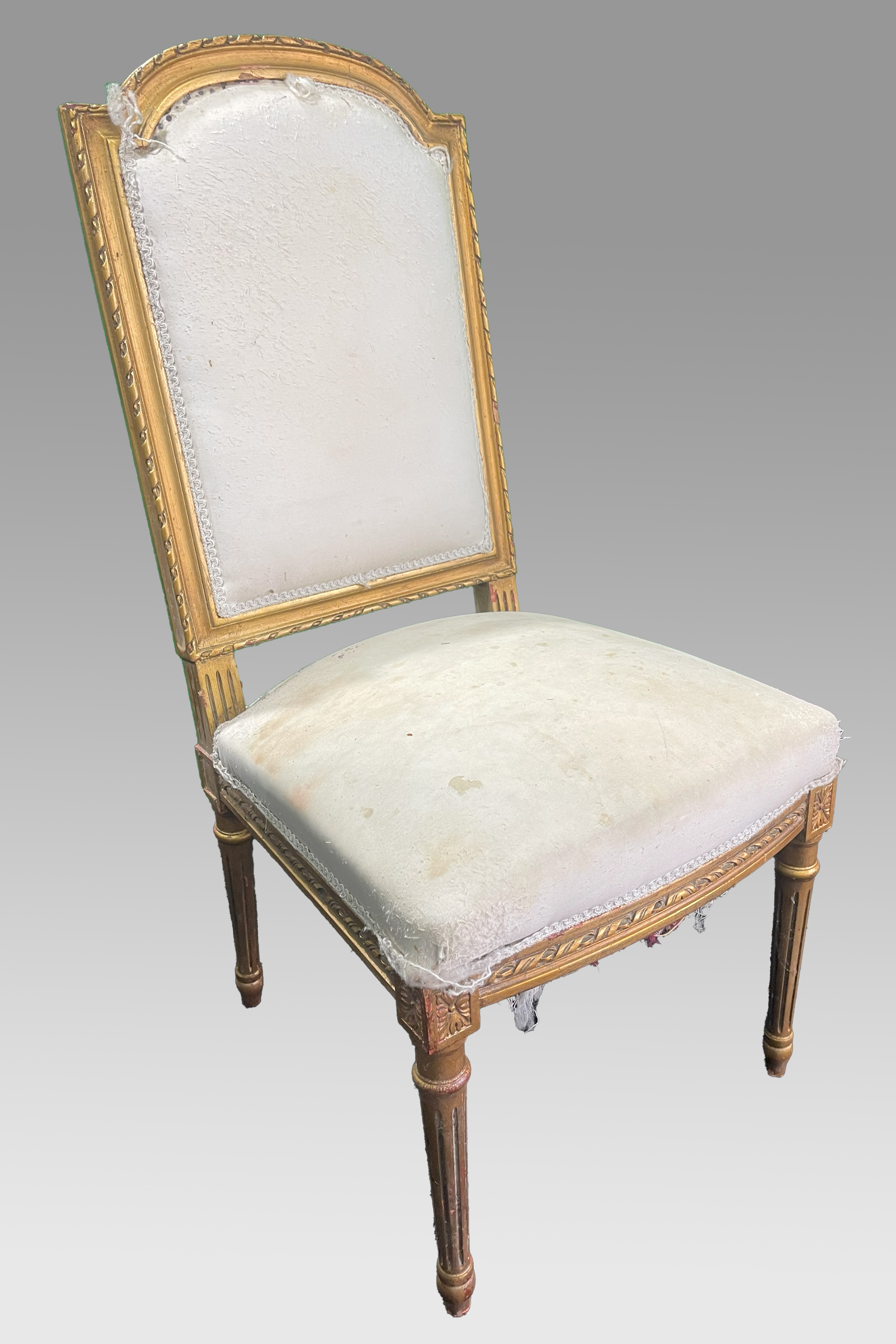 Vintage Occasional Gilt Chair