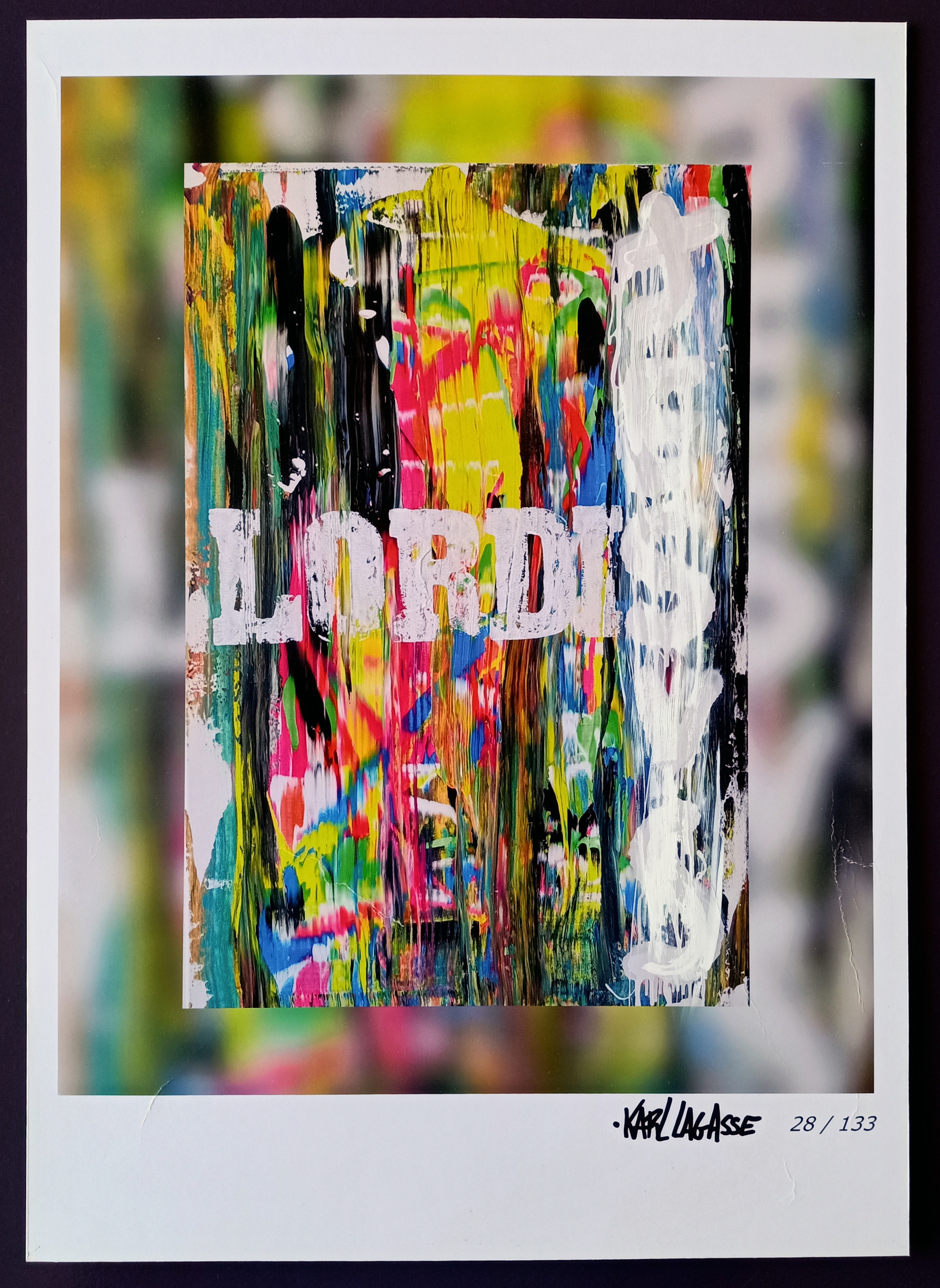 Karl Lagasse "Jesus Is Lord" LE 28/133 Signed w/COA (#0423)