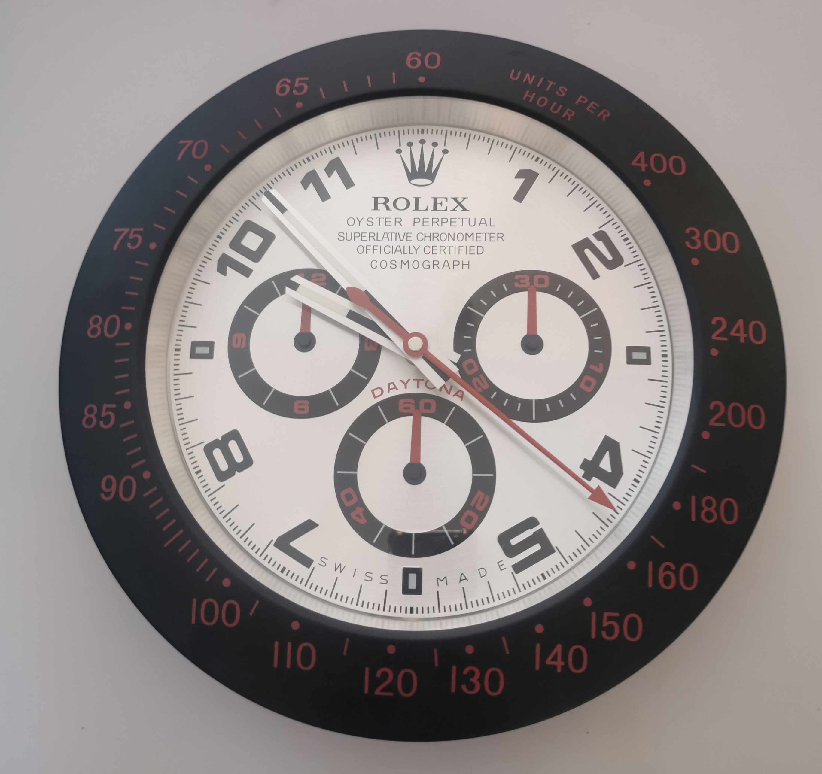 Rolex Cosmograph Daytona Dealer Display Wall Clock