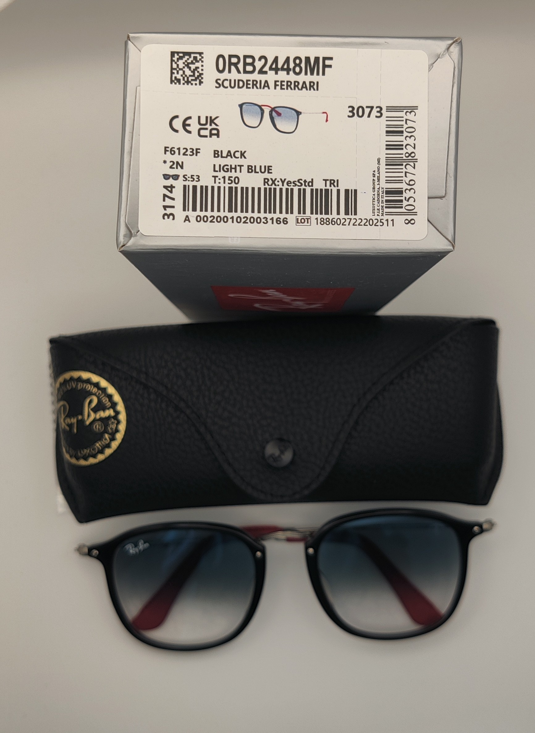 Ray Ban(Ferrari) Sunglasses ORB2448MF F612/3F *2N