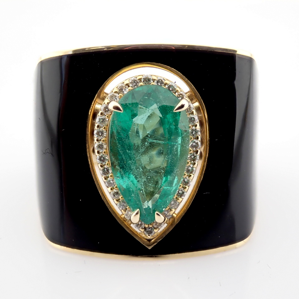 Natural Diamond 14K Yellow Gold Ring