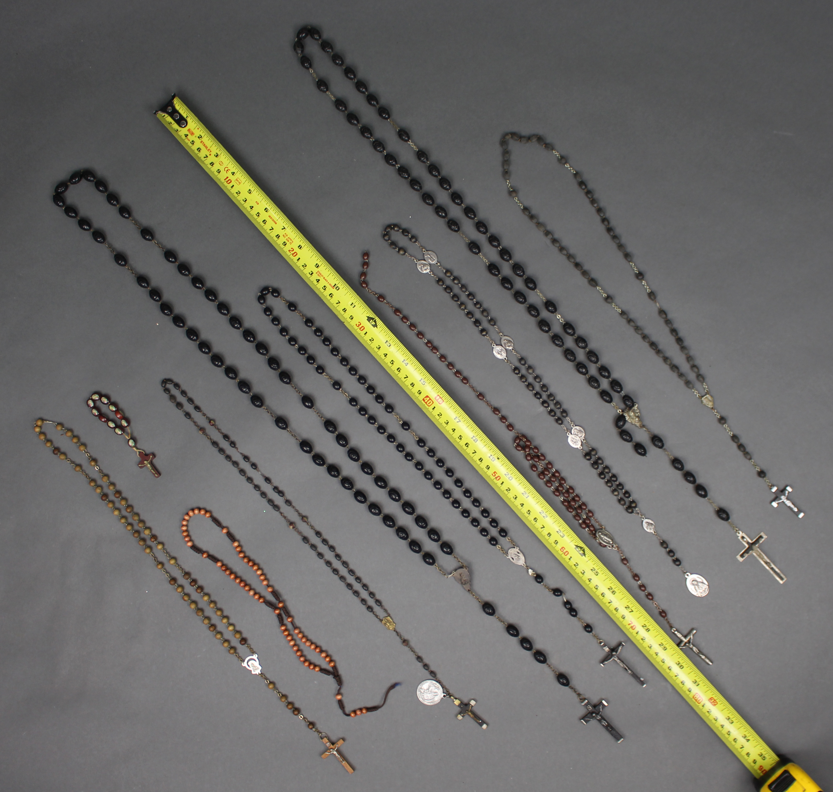 Collection of 10 Vintage Catholic Rosaries