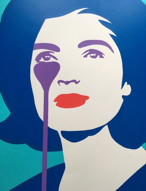 Pure Evil (English 1968) Purple ‘Jackie Kennedy In Tears’, Screenprint, Signed Numbered Limited Edit