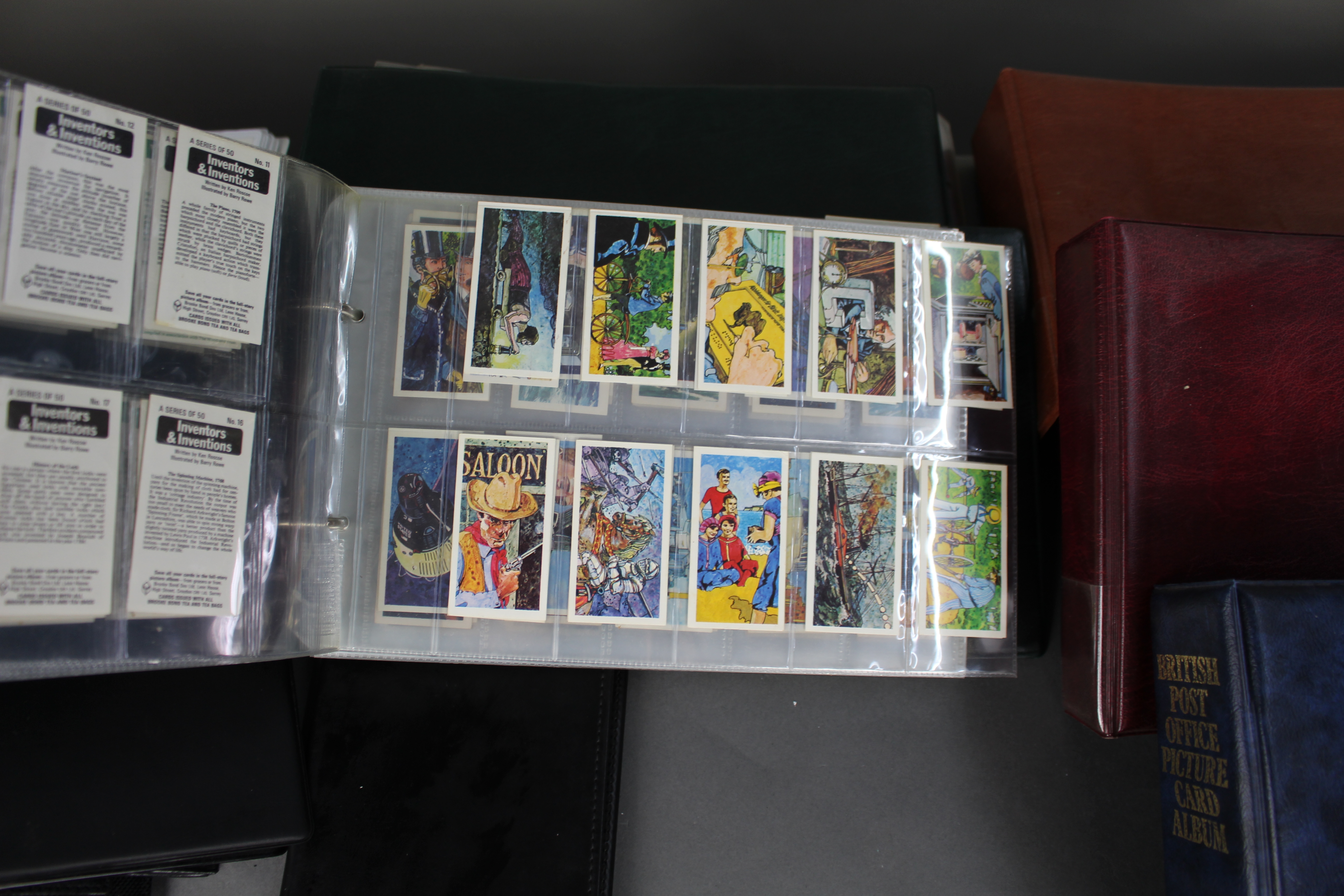 Substantial Collection of Vintage Cigarette & Tea Cards –14 Albums, Many Sets