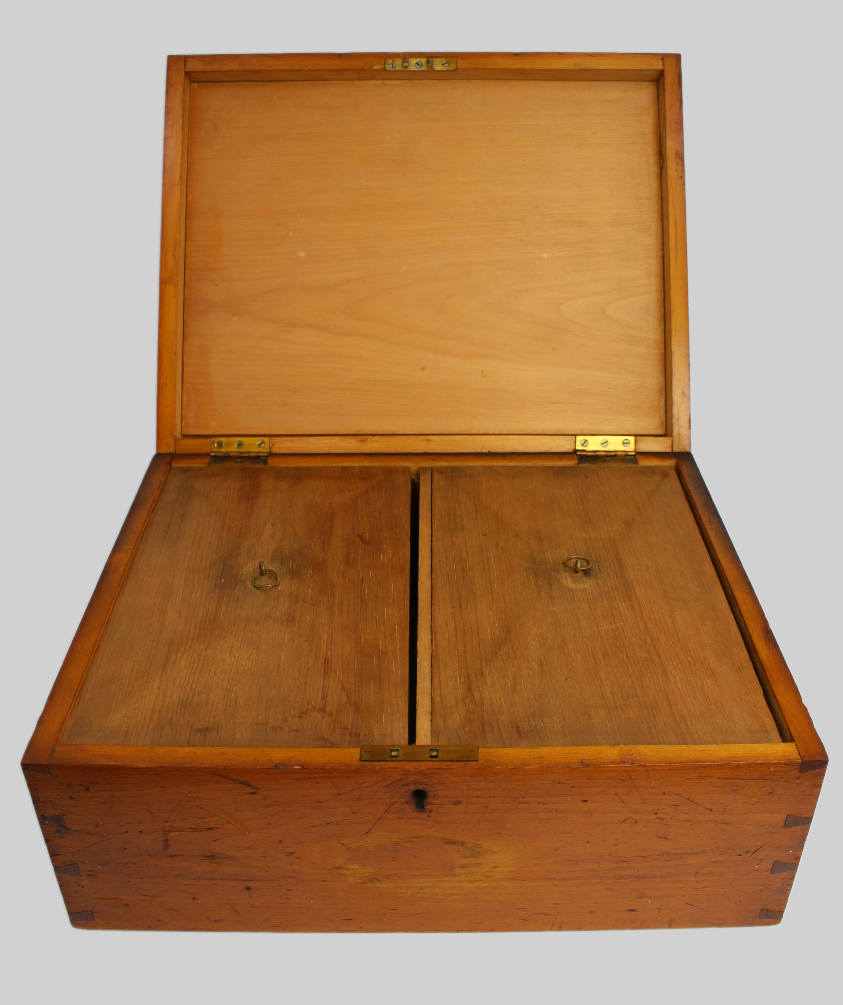 Late Victorian/Edwardian Satinwood Case Caddy
