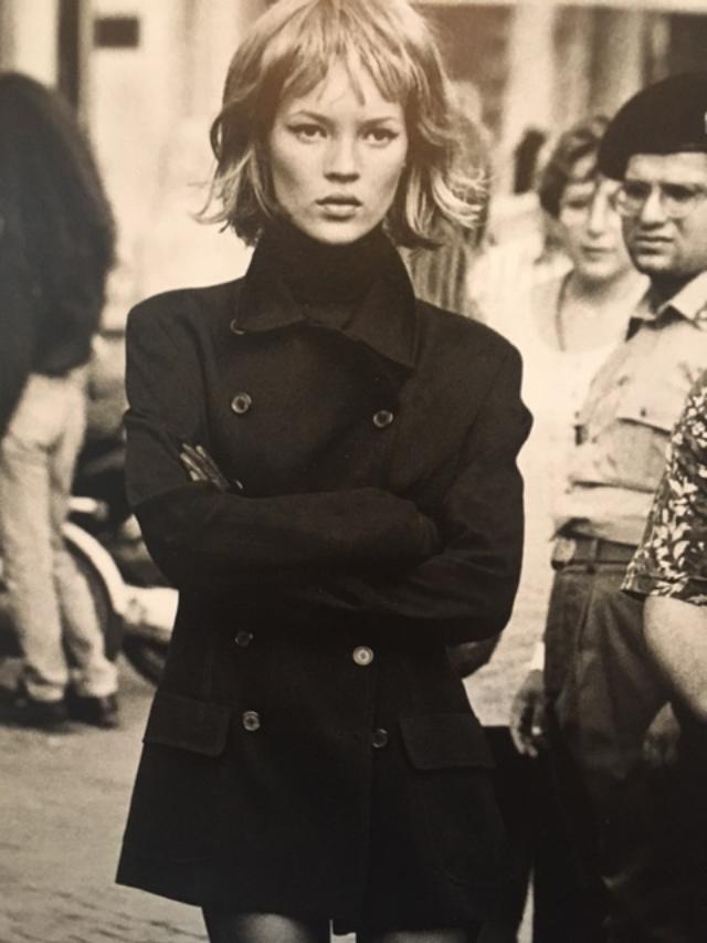 Kate Moss, Peter Lindbergh (b 1944-2019) Rome, 1995, Framed B and W, Photo