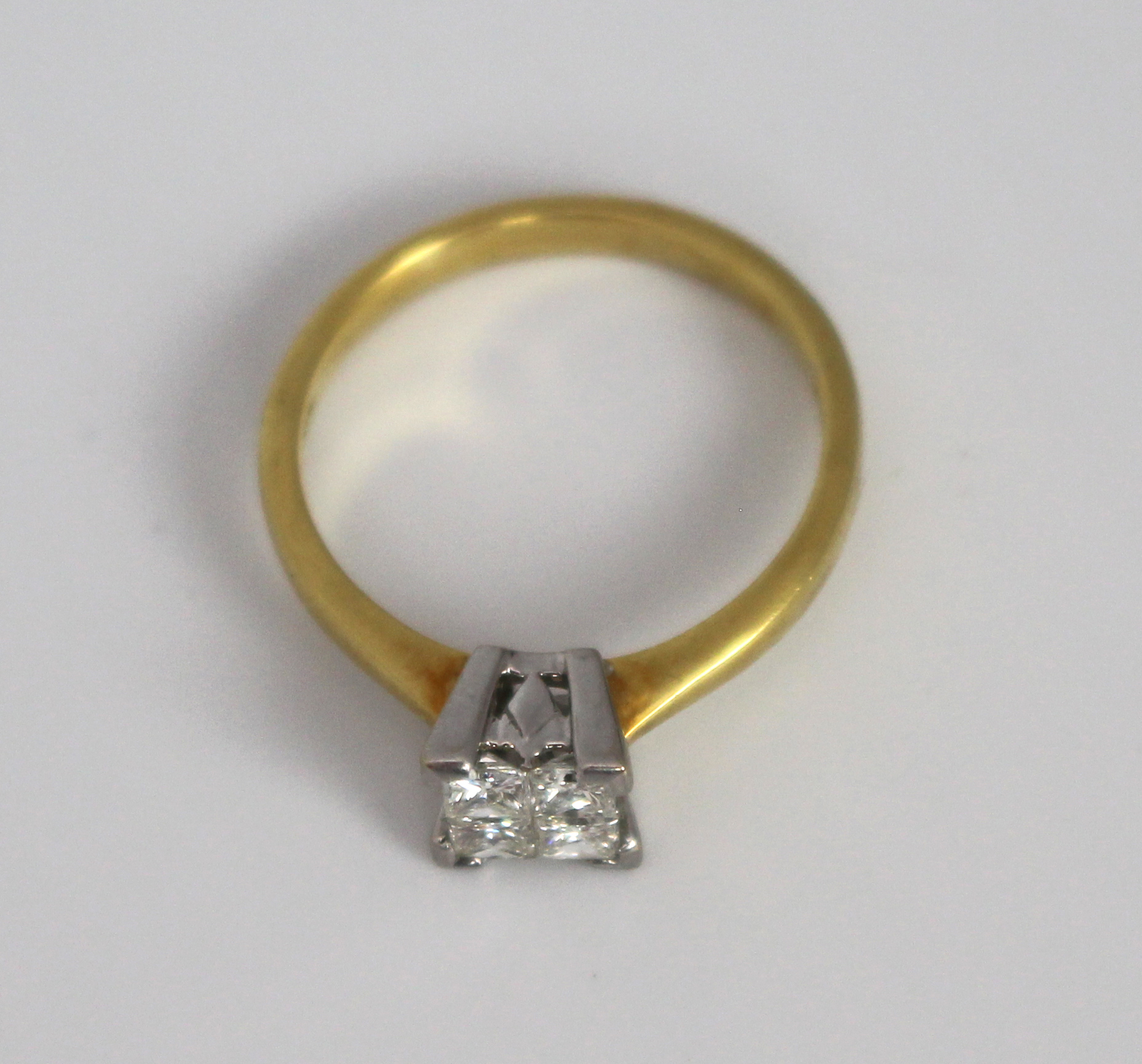 Vintage 0.50 Carat Diamond Cluster Ring 18ct Gold