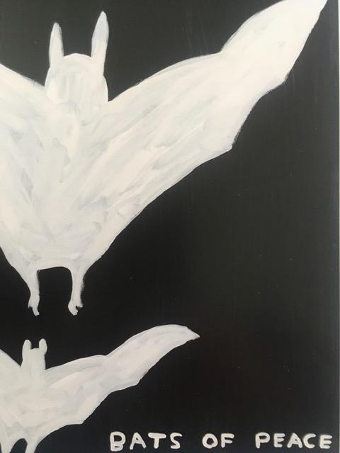 David Shrigley OBE (b 1968) ‘Bats-Its Ok’ Offset Lithograph, Mini Series Framed, Edition, 2022