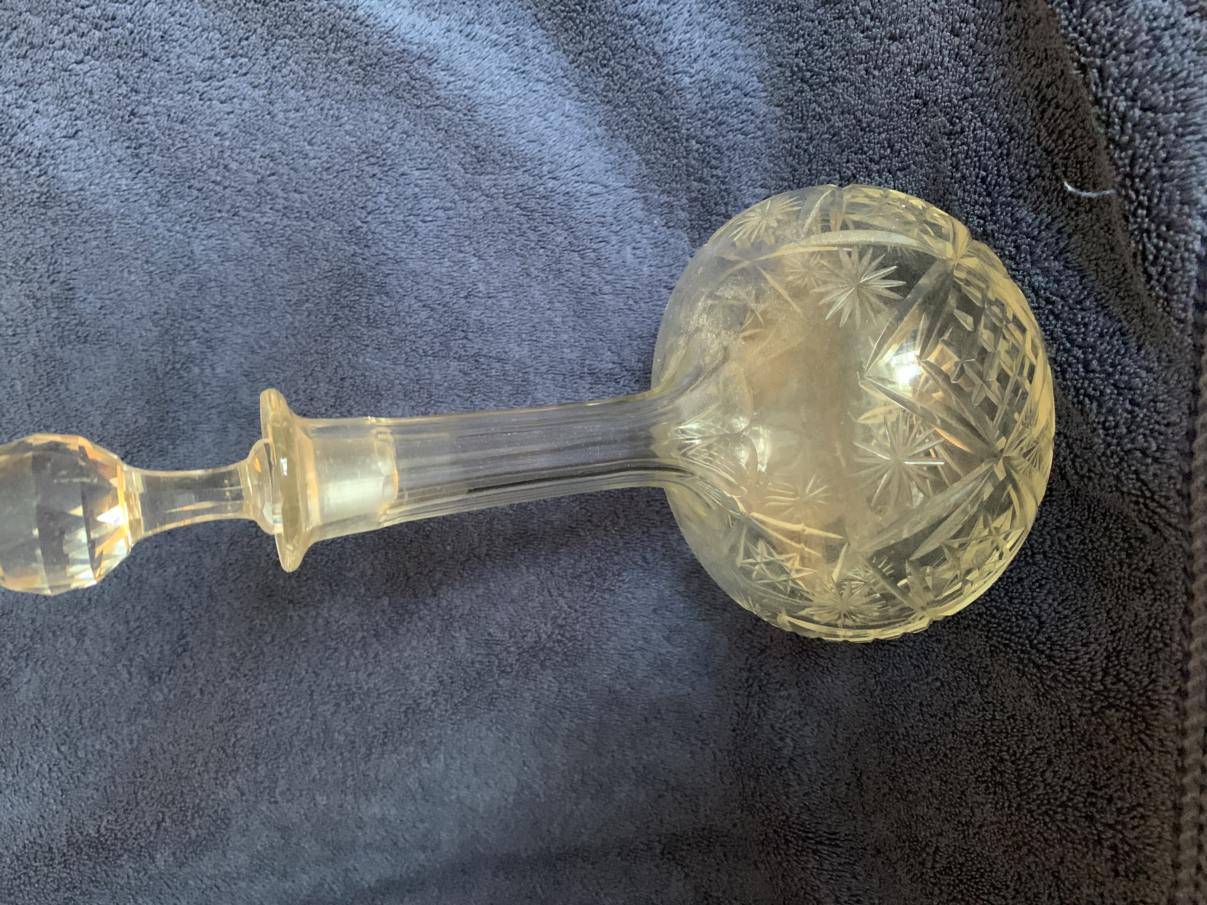 Vintage Cut Crystal Decanter c1920’s