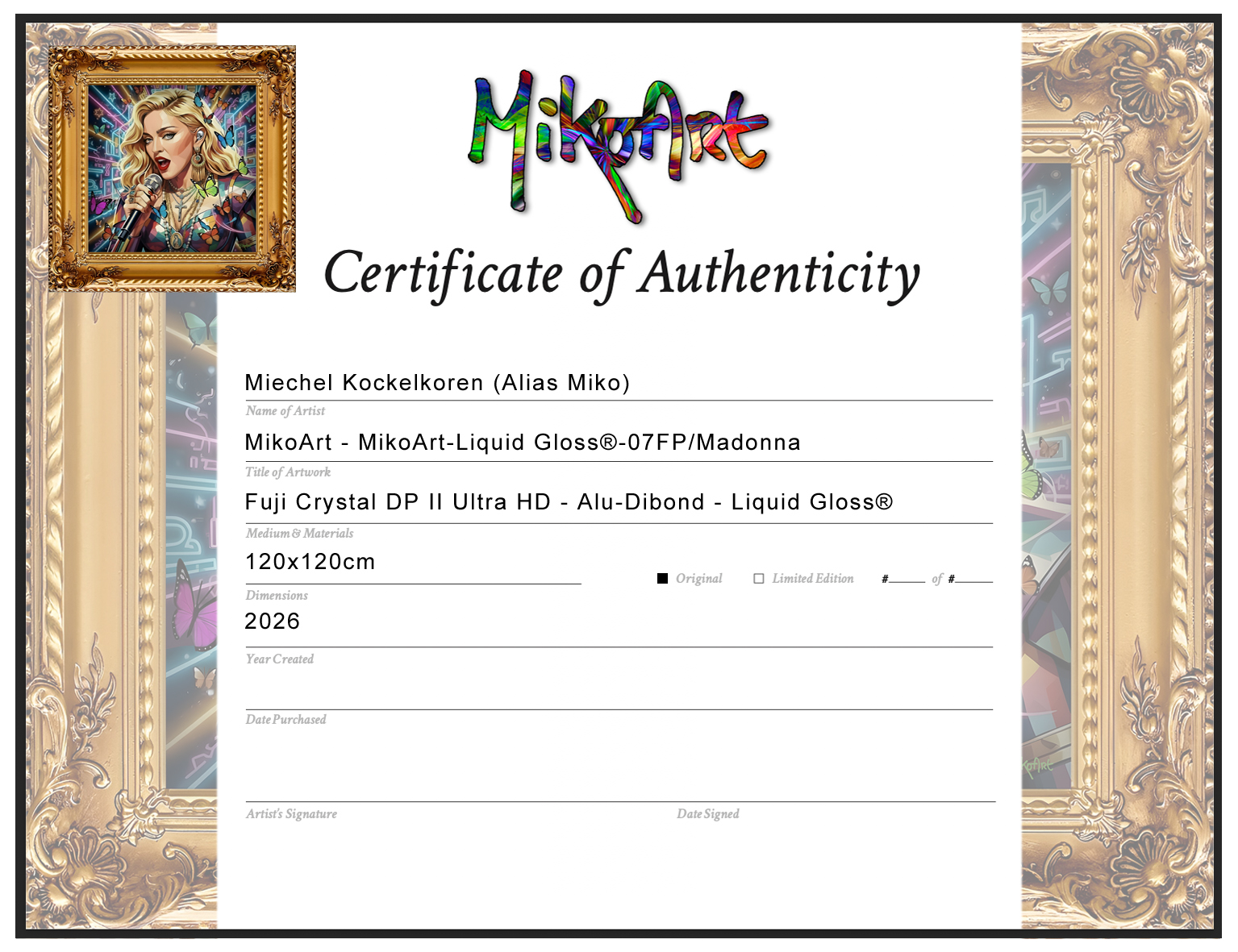 MikoArt - Epoxy Liquid Gloss - 07FP/Madonna