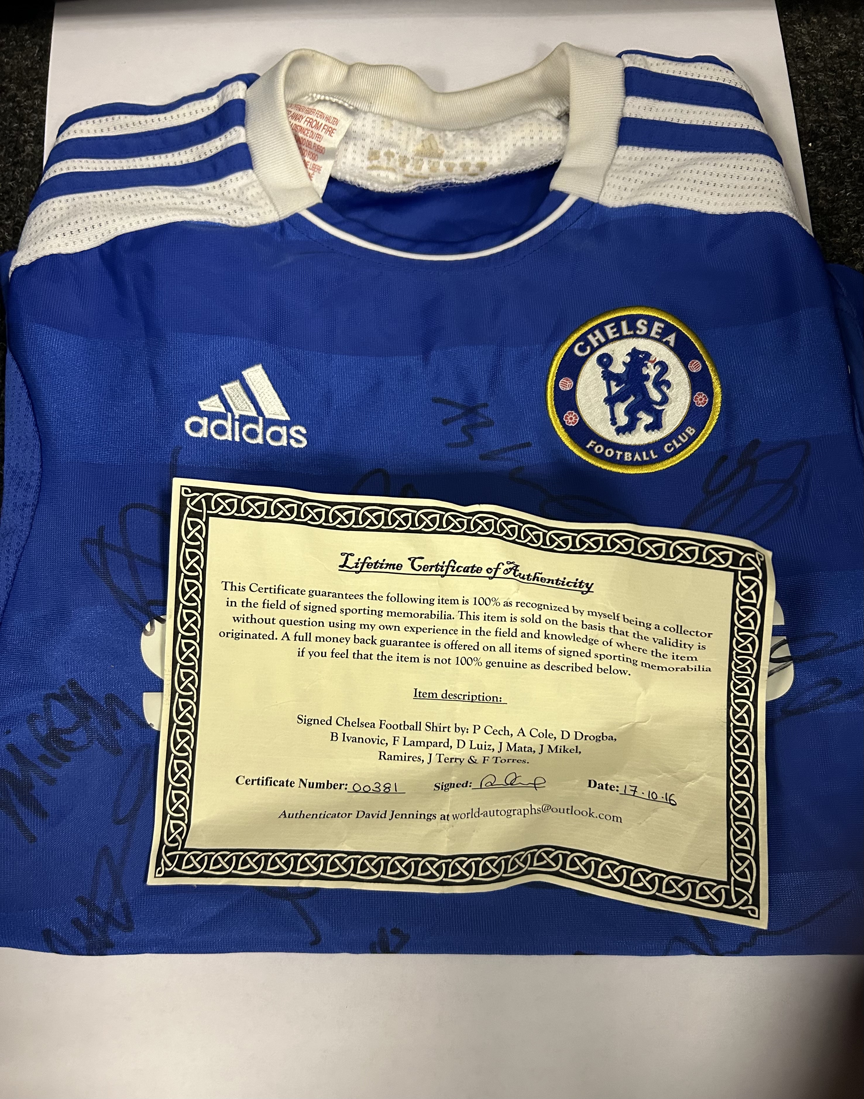 Chelsea Signed Shirt