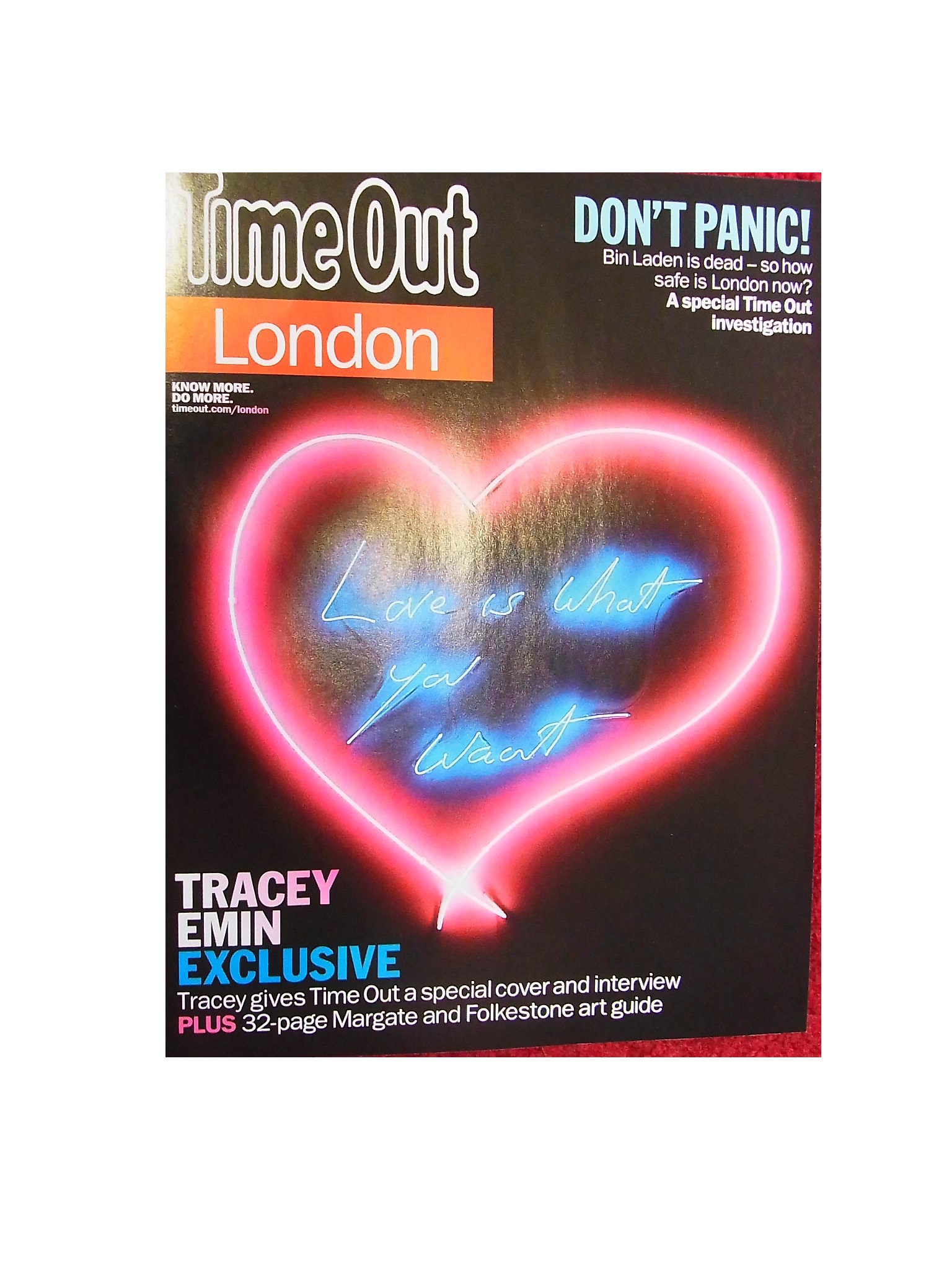 Tracey Emin Time Out Print Limited Edition Only 500  Free Post UK