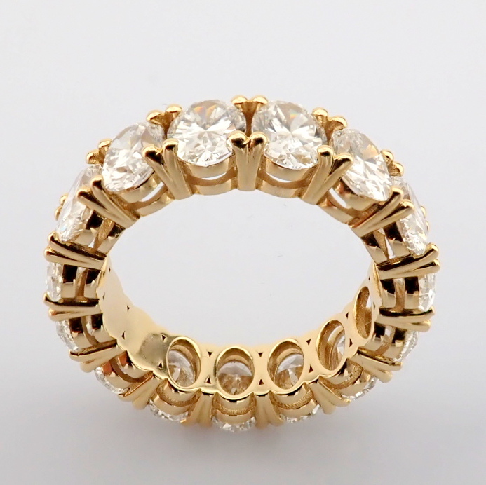 Oval Cut Lab-Grown Diamond Ring - 8 Total Carat (MDI Certified)