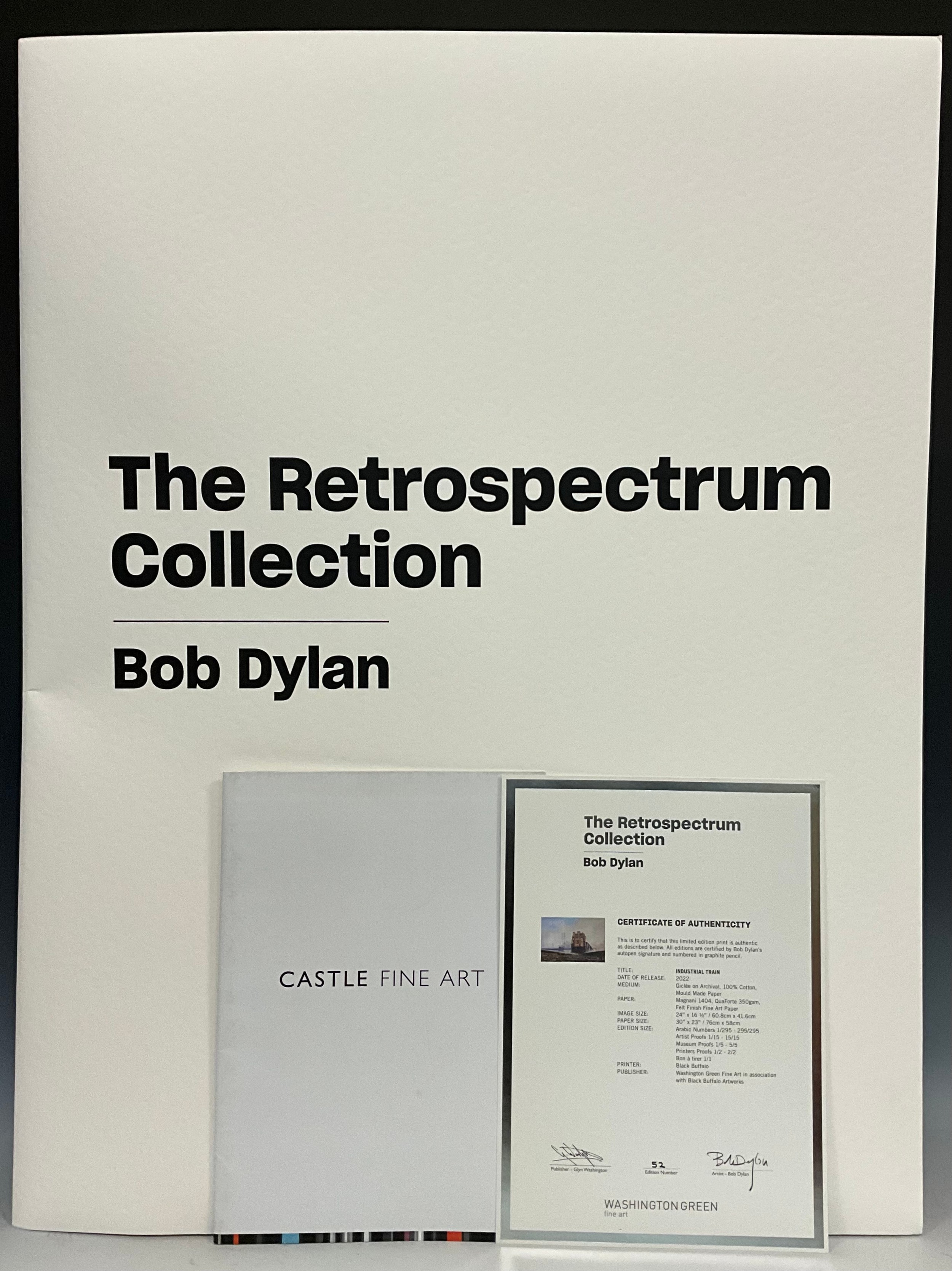 Bob Dylan (b1941) ‘Industrial Train’, Retrospectrum Collection, Editioned, Print, Certificate, 2022
