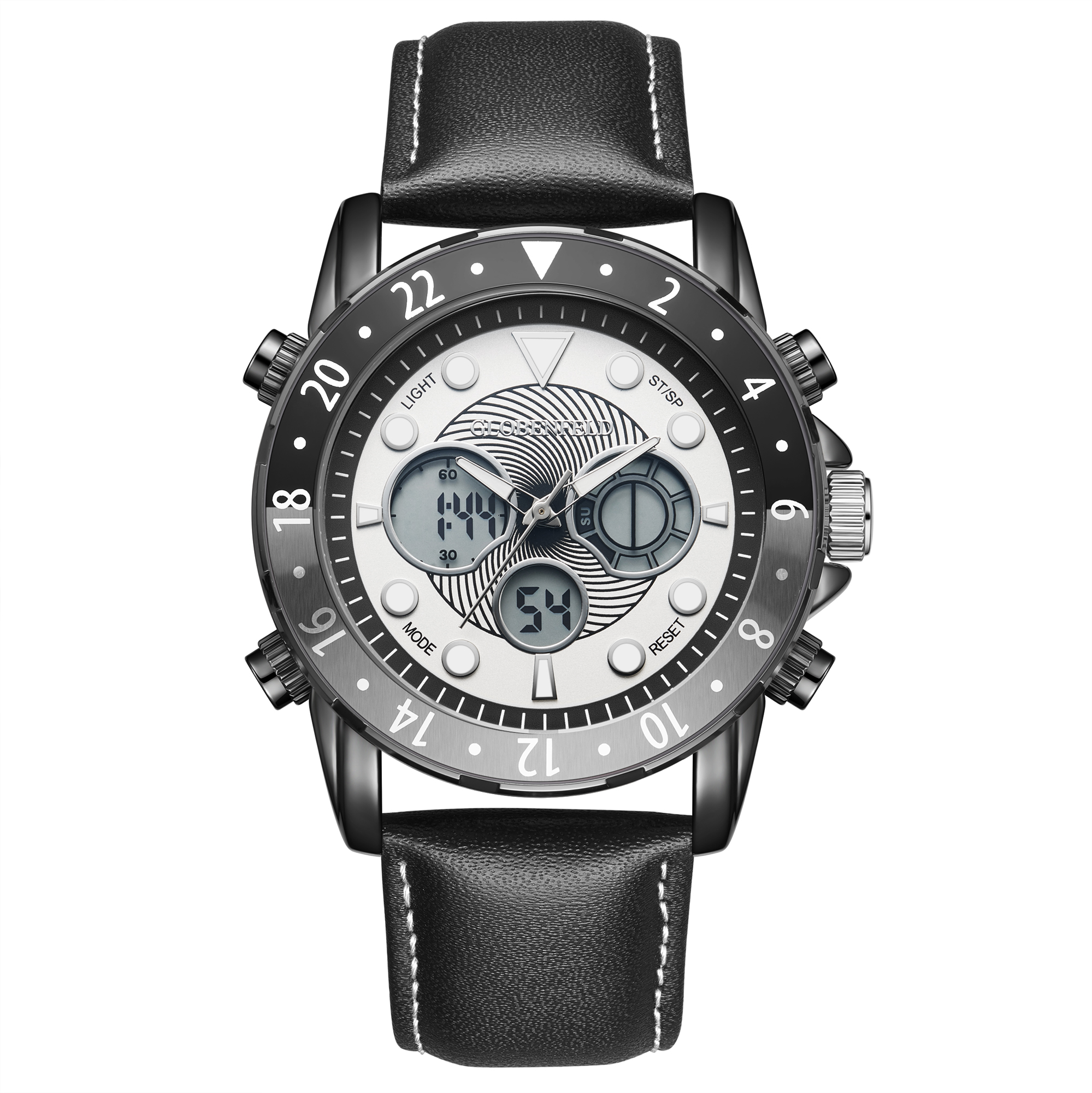 Hand Assembled Globenfeld Limited Edition Mirage White Watch - Free Delivery & 5 Year Warranty