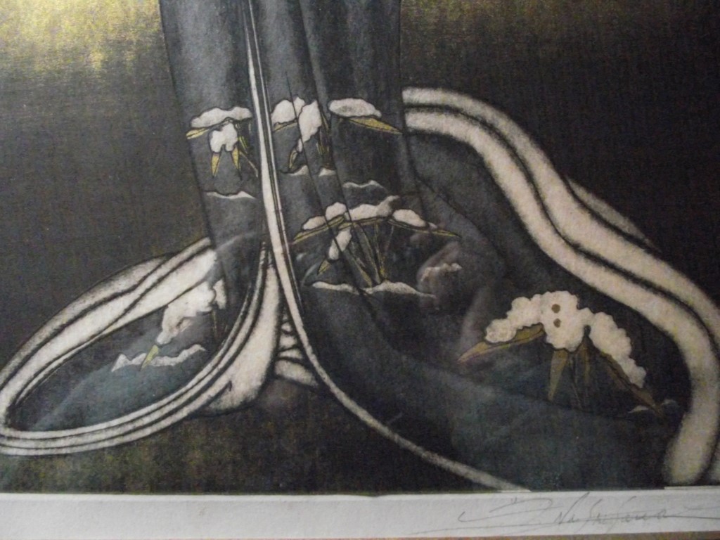 Shizuo Nishizawa (1912-1997) - Limited Edition No.1/30 Etching/Silkscreen "Tamate Gozen"