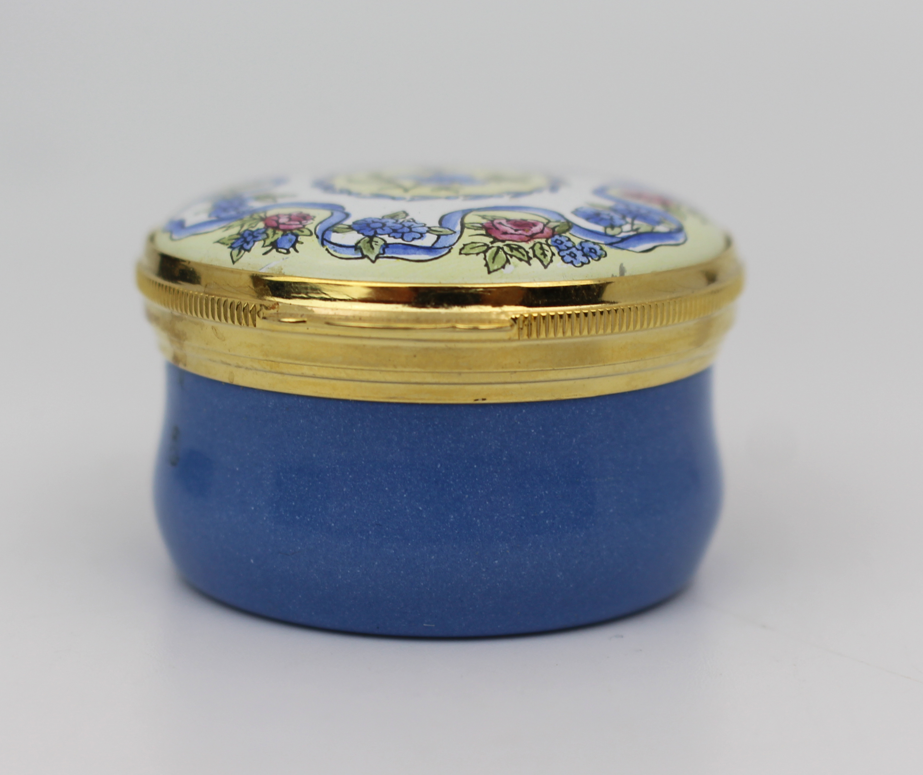 Fine Crummles Hand-Painted Enamel Box with Original Presentation Case