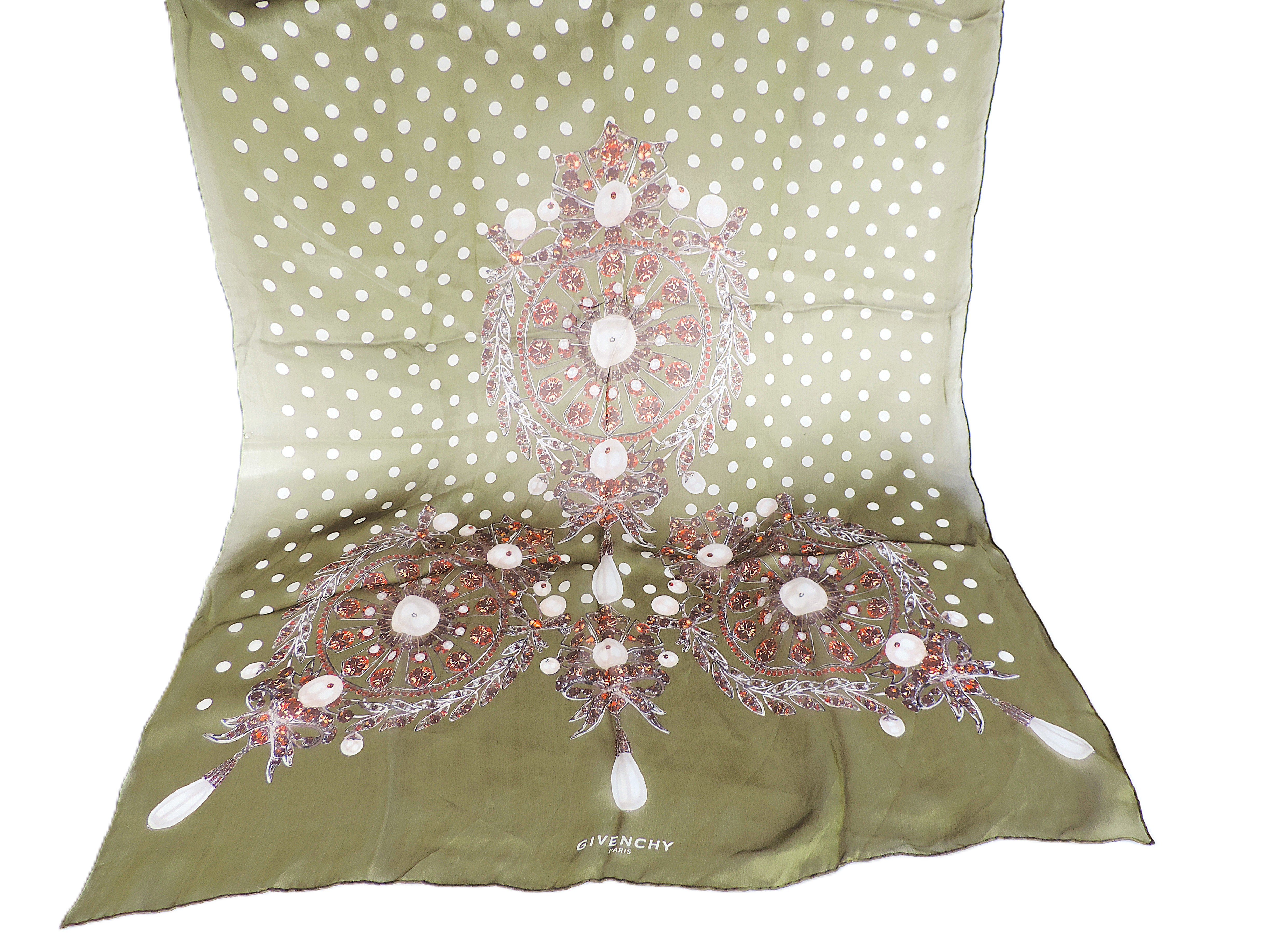 Givenchy Paris Silk Chiffon Scarf- Large 193x66cm