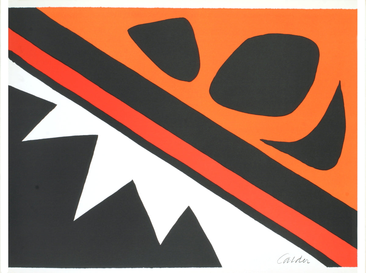 Three (3) Alexander Calder 'La Grenouille Et La Scie' 1974. Certificate of Provenance.
